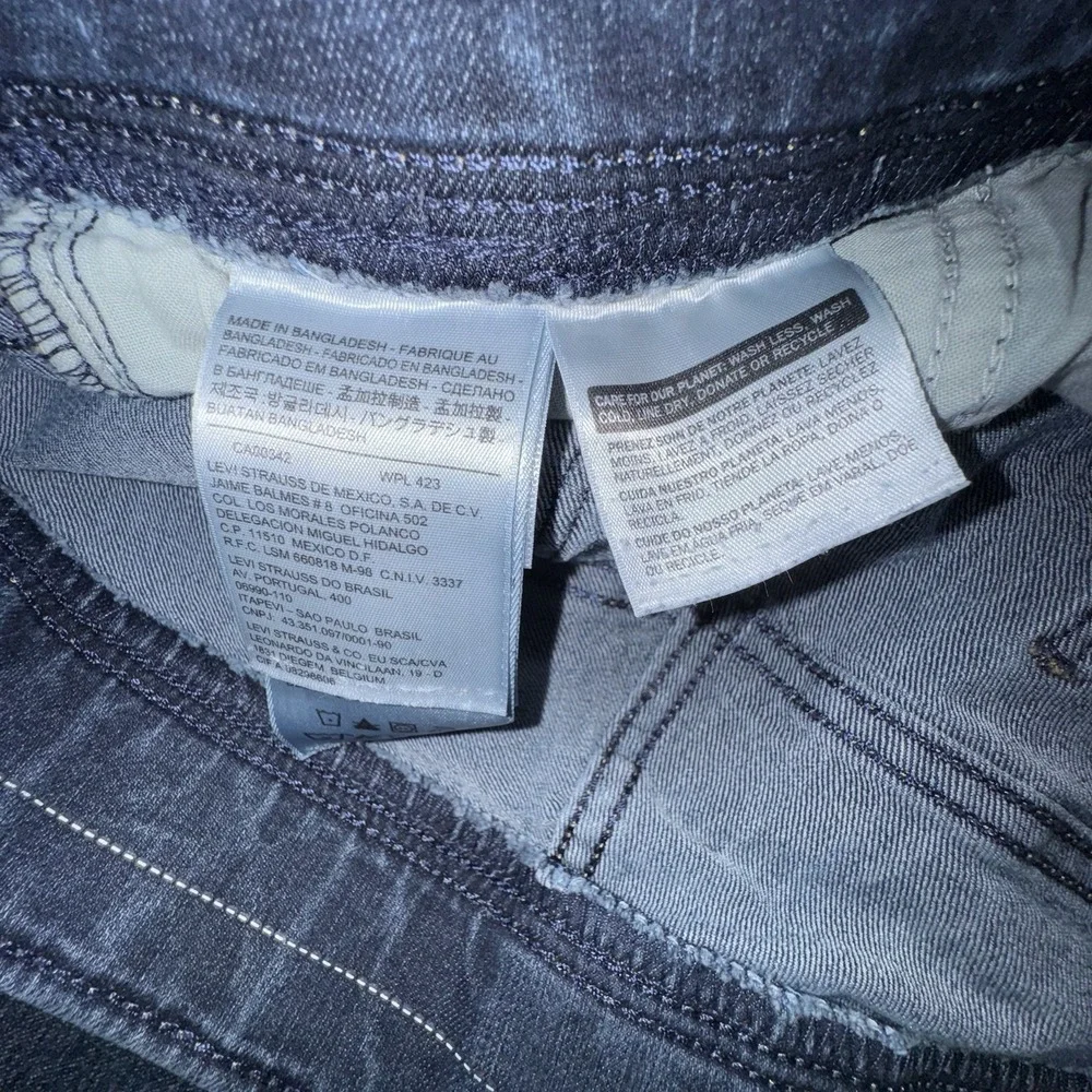 Levi's Pull on DenimJeggings Women's Size 14M - Picture 9 of 10